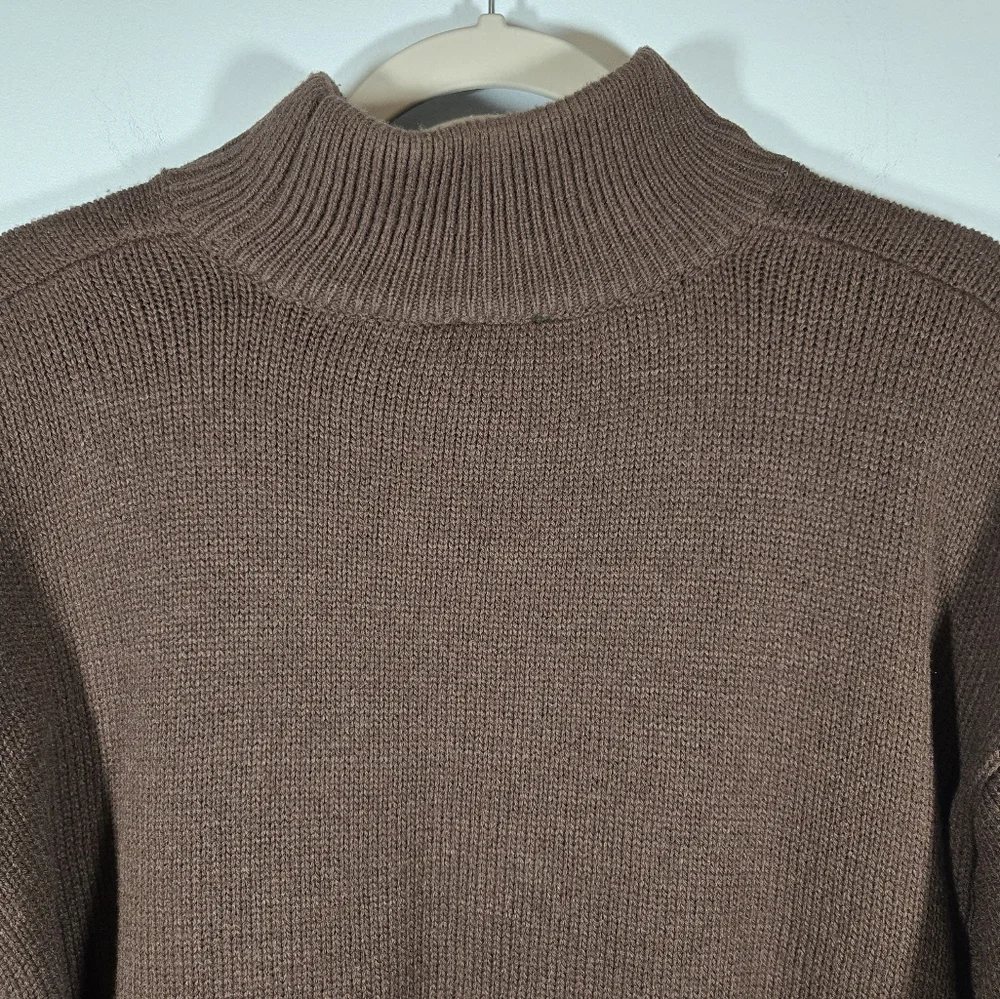 Vintage‎ South Pole Brown Mock Neck Sweater Men’s XL Y2K Streetwear